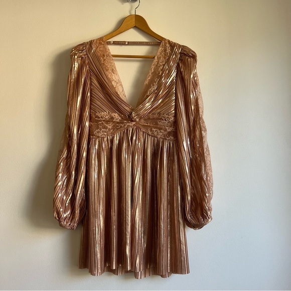 Sabina Musayev Laurel Dress in Rose Gold - Picture 4 of 16